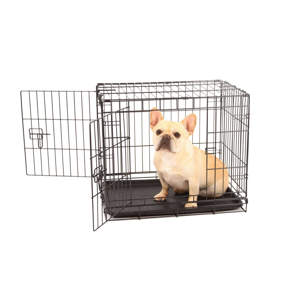 Double Door Metal Dog Crate I314