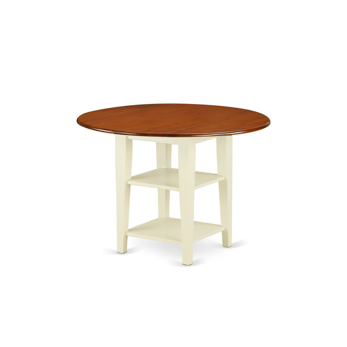 3-piece Dining Set with Wood Seat in Black/Cherry R9380