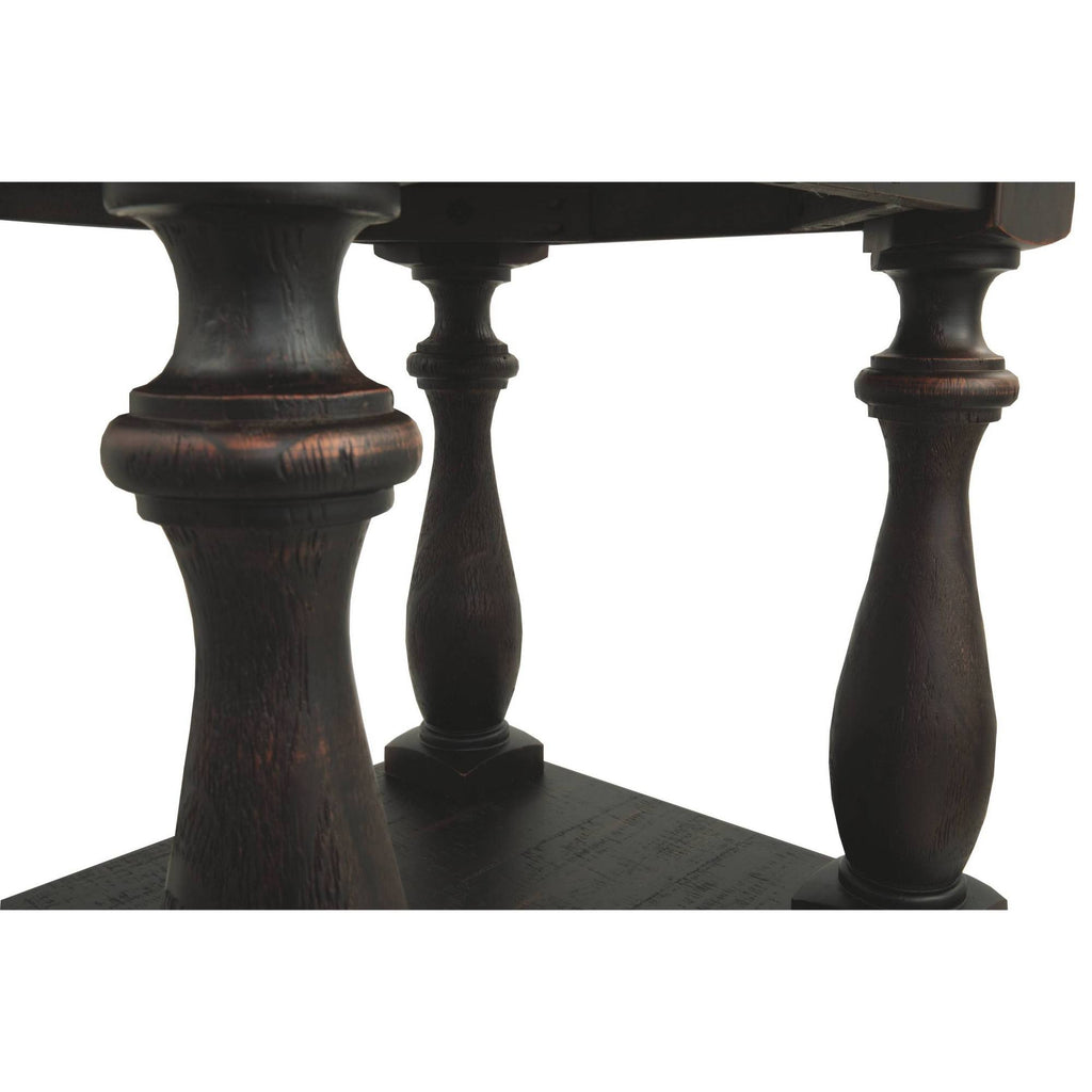 Black Rectangular End Table X2822