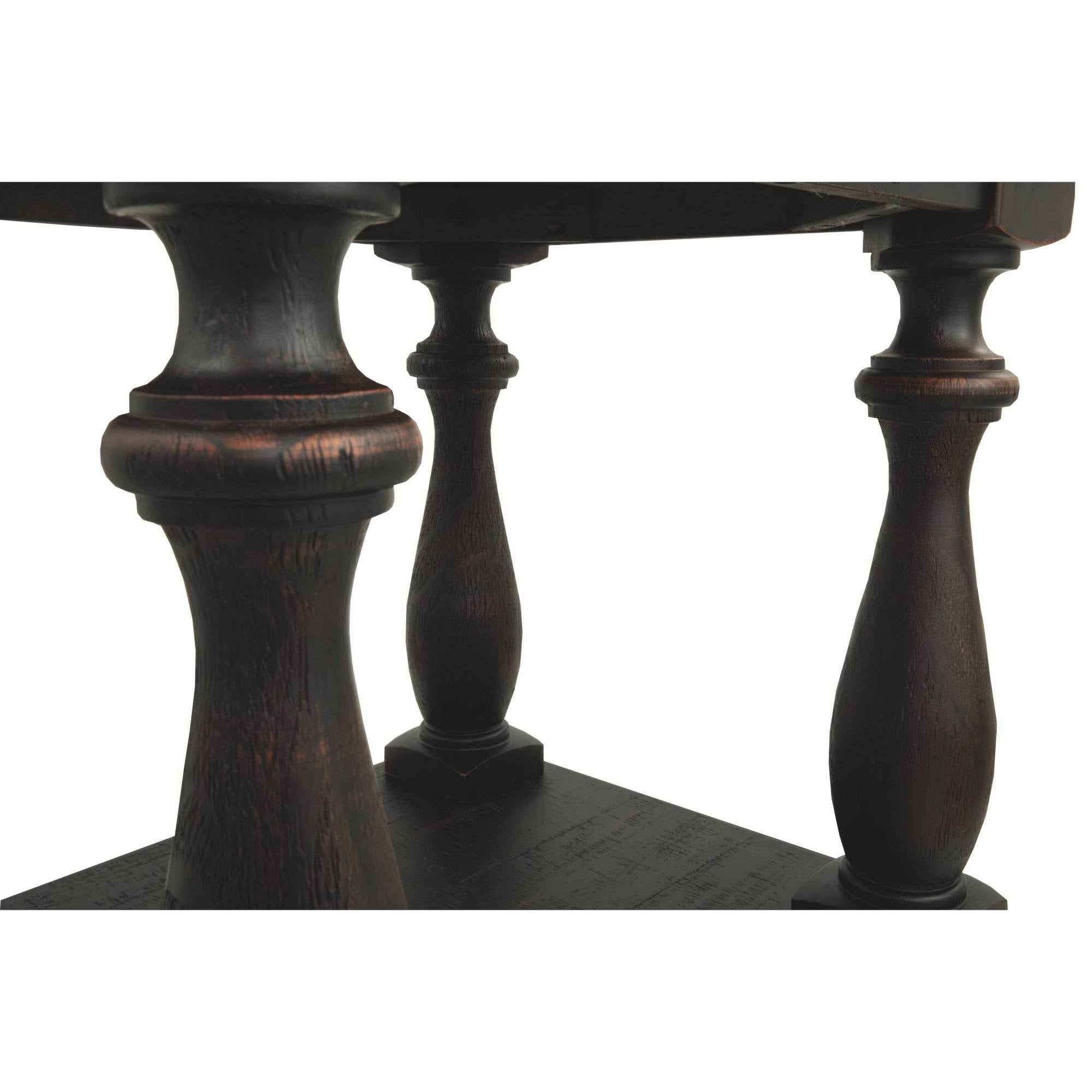 Black Rectangular End Table X2822