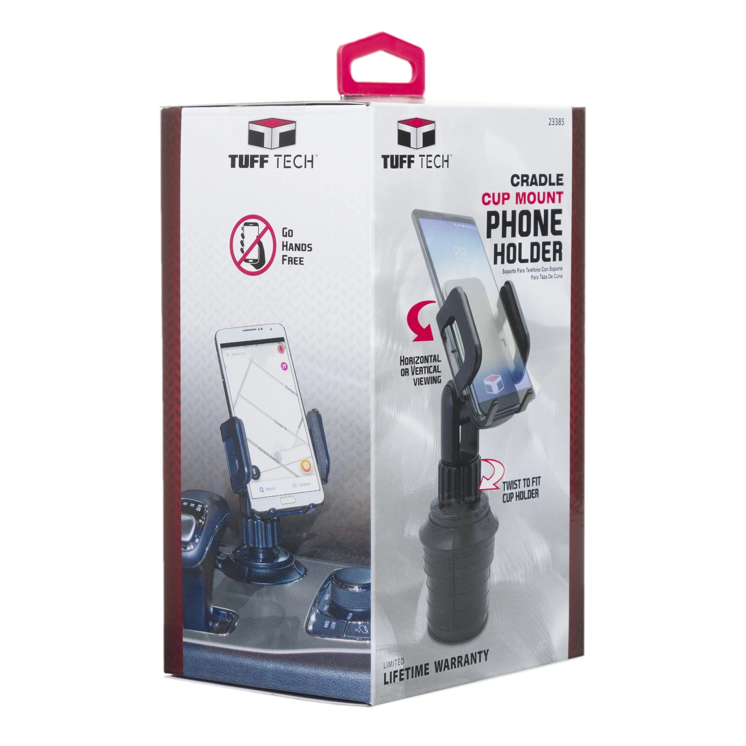Car Cup Holder Mount, Universal Phone Stand with Adjustable Base K733225