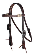 Black Rawhide Dotted Browband Headstall L66766