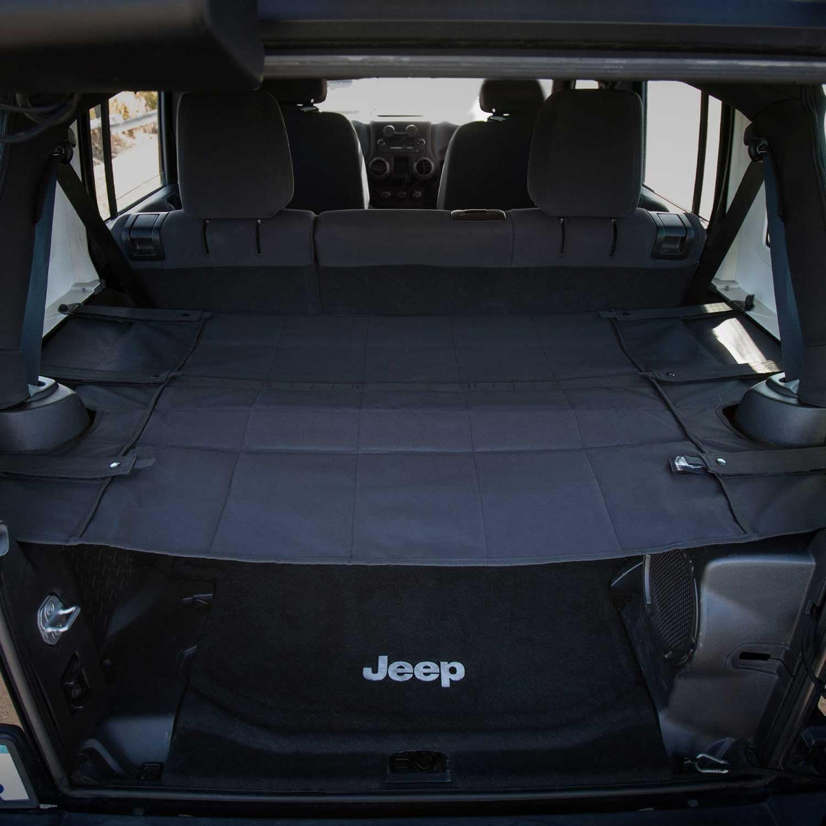 Cargo Cover and Cargo Organizer for Wrangler JKU 4DR N731857
