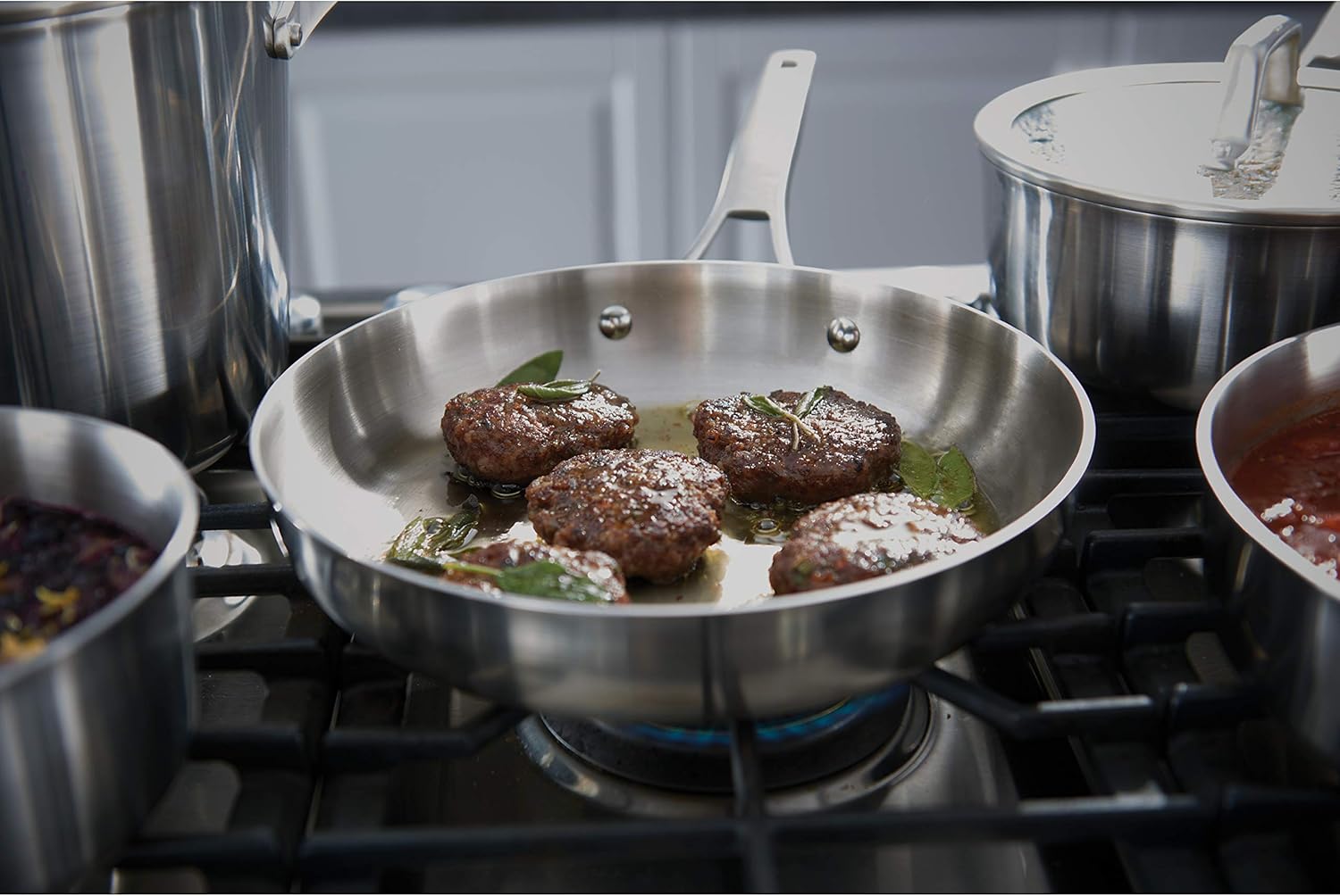 8-Piece Stainless Steel Cookware Set I956