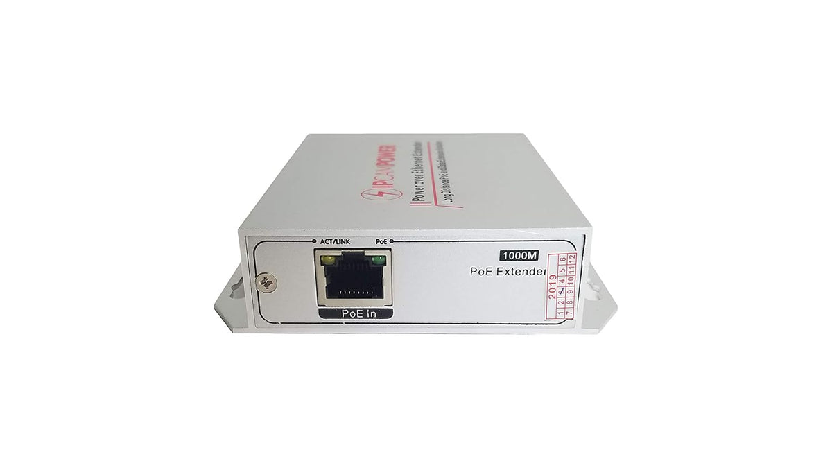 2 Port POE Powered Switch Midspan Repeater for IP Cameras F45203