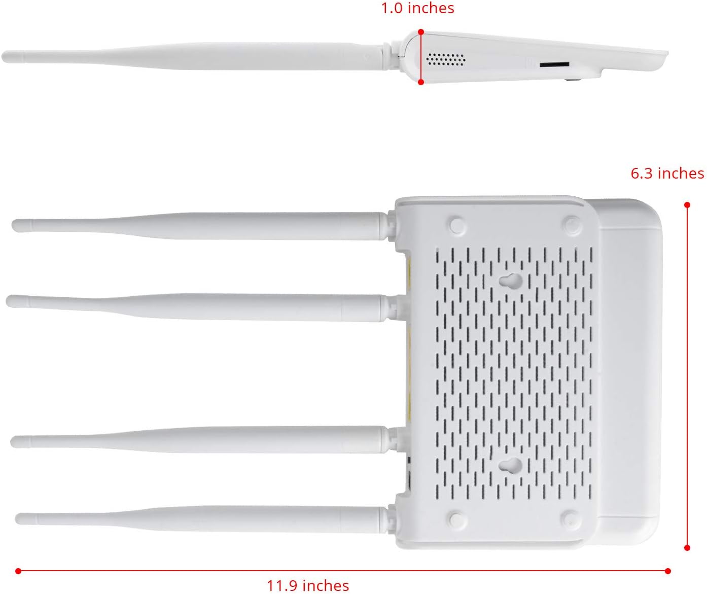 Unlocked 4G LTE Router with SIM Card Slot, Wireless WiFi CPE, Mobile Hotspot, 4 Antenna T695