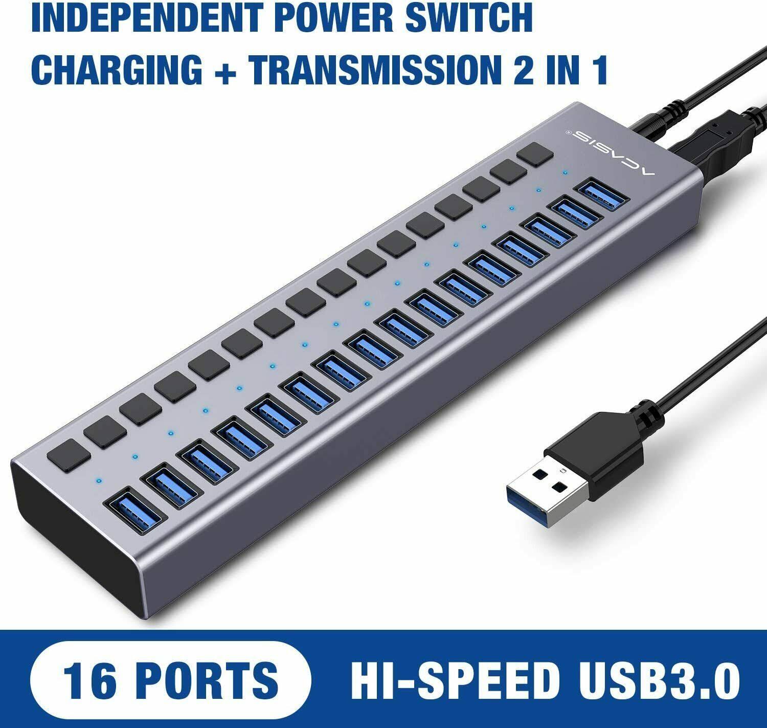 16 Ports 90W USB 3.0 Data Hub E321371
