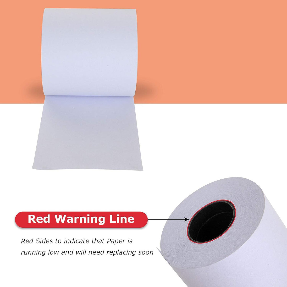 2 1/4 x 98 ft White Adding Machine Tape Paper Rolls 24 Pack A698186