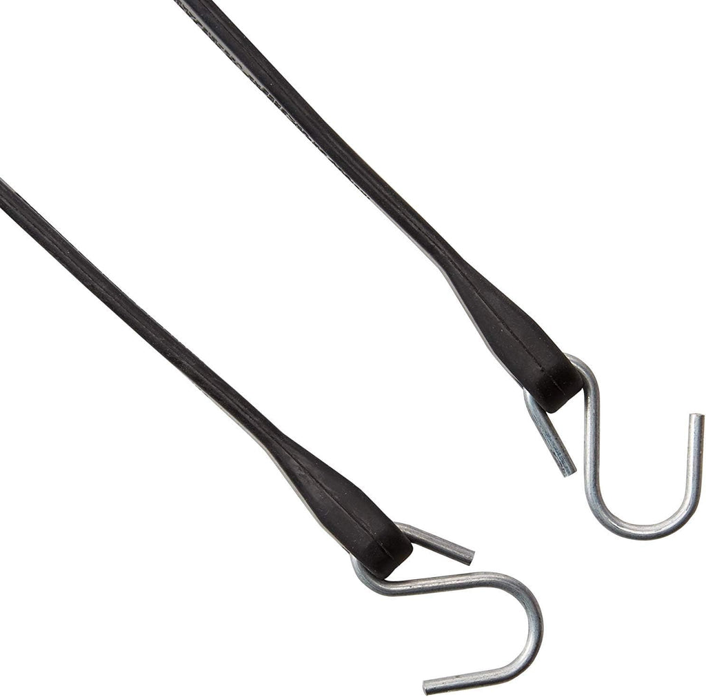 Pack of 25 Bungee Cords with Hooks Rubber Tarp Straps with Crimped Metal S Hooks Heavy Duty Bungie Cord Tie Downs J8775