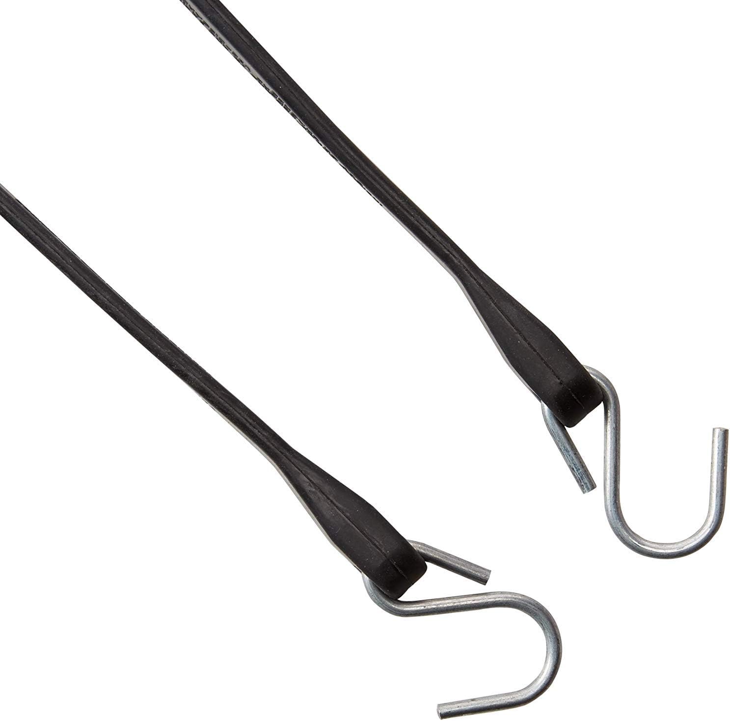 Pack of 25 Bungee Cords with Hooks Rubber Tarp Straps with Crimped Metal S Hooks Heavy Duty Bungie Cord Tie Downs J8775