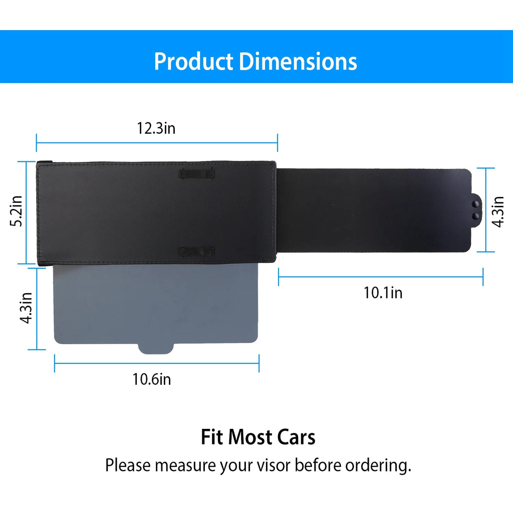 Car Sunshade Sun Visor Extender Windshield Side Window Shade X3013