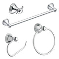 Chrome 4 Piece Bathroom Accessory Set L9013