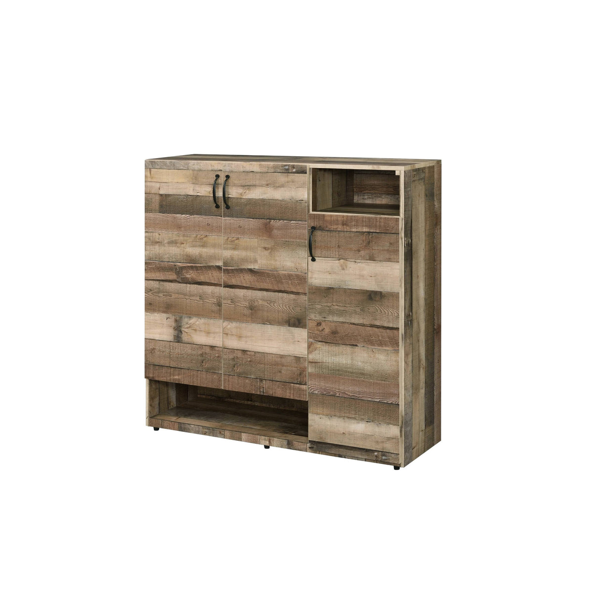 Rustic Gray Oak Cabinet E650386