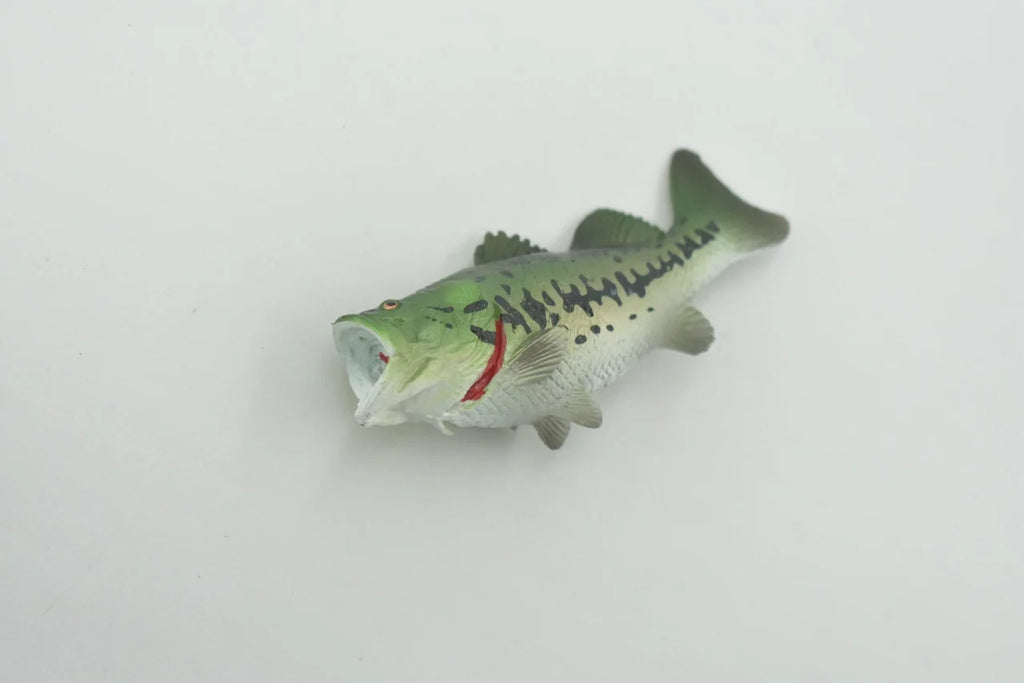 Black Rubber Largemouth Bass Toy Model B328