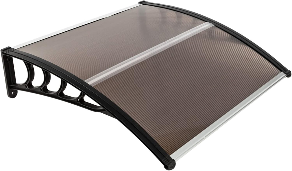 100 x 80 White and Black Awning Canopy Pack of 2 W35036