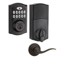 Venetian Bronze SmartKey Deadbolt with Passage Lever H261880