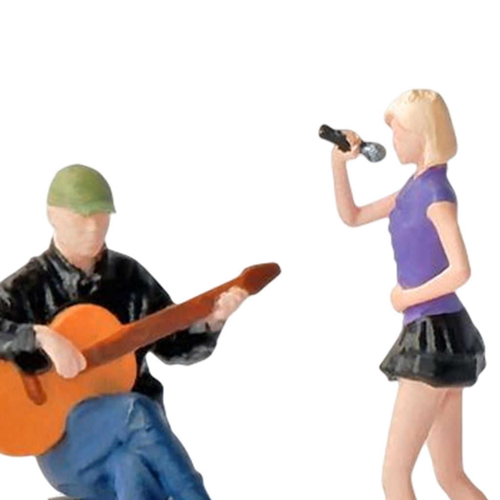 1:64 Mini Guitarist and Singer Model Figures for Dollhouse W345051