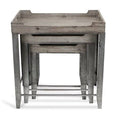 3 Piece Nesting Tables, Gray Y605782