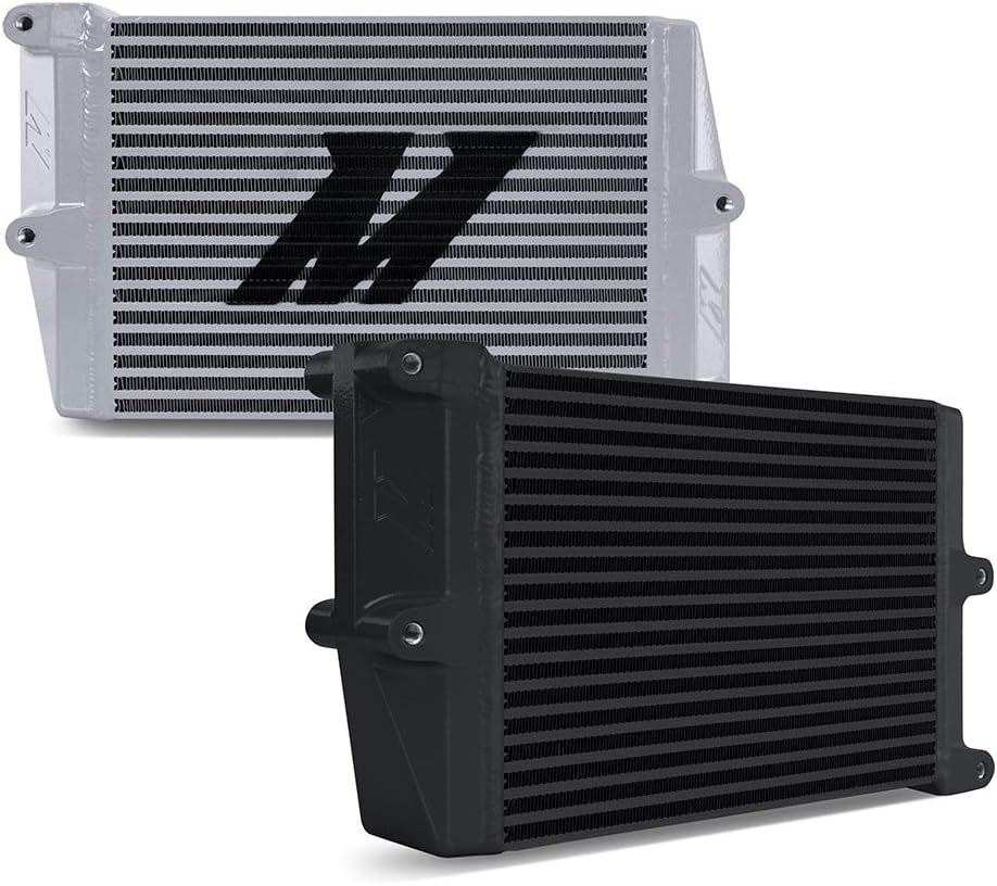 10" Core Bar-and-Plate Oil Cooler, Black I926