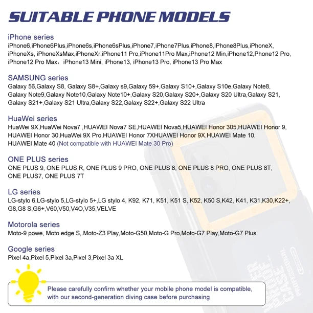 Waterproof Protective Case for Phones Up to 6.9 Inch U204020