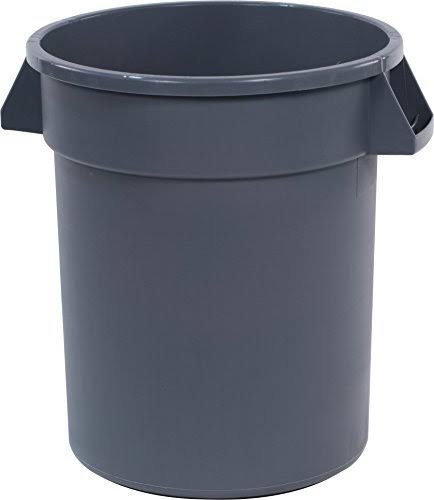 Gray 20 Gallon Round Waste Container E70793