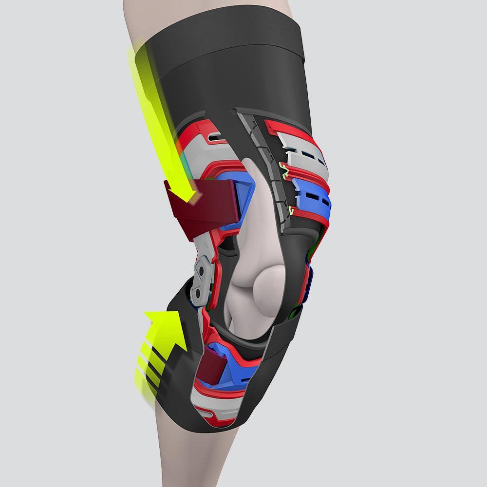 Black Knee Brace F5038