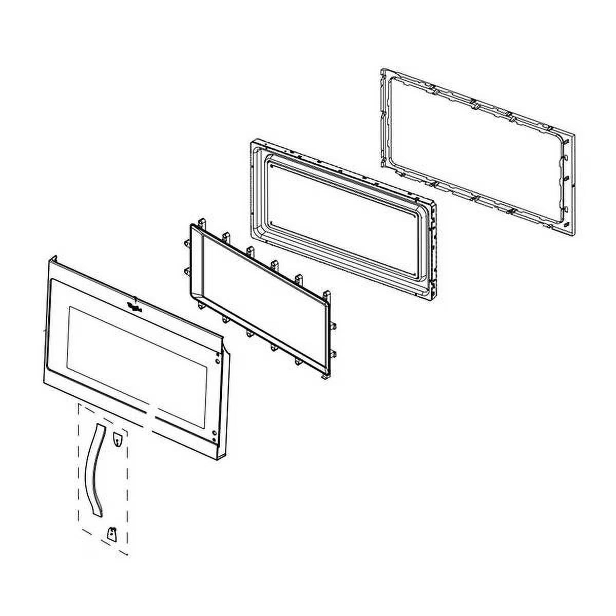 OEM Microwave Door Part T769