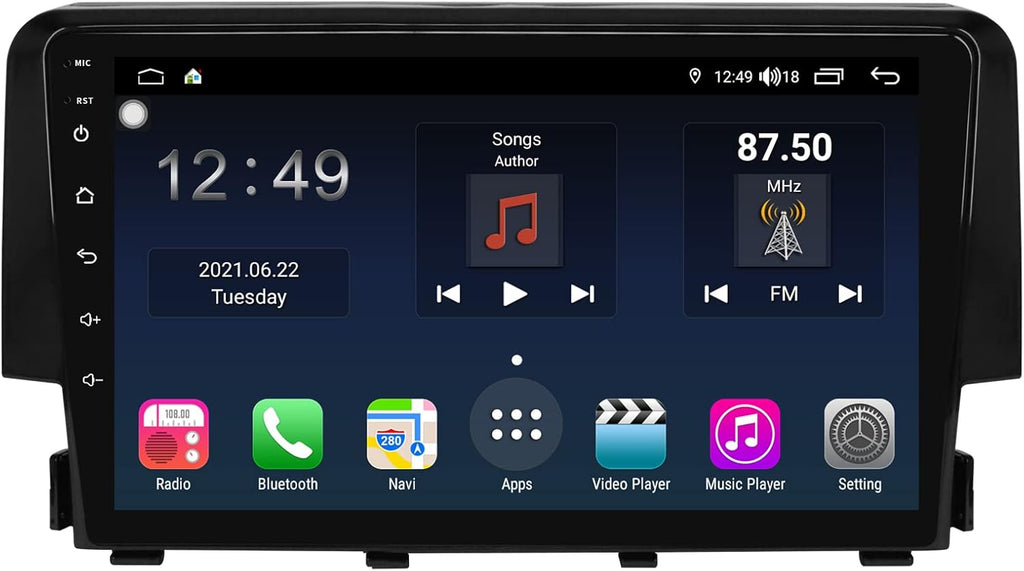 Car Stereo with Carplay and Android Auto, Touchscreen Car Audio Receiver L46842
