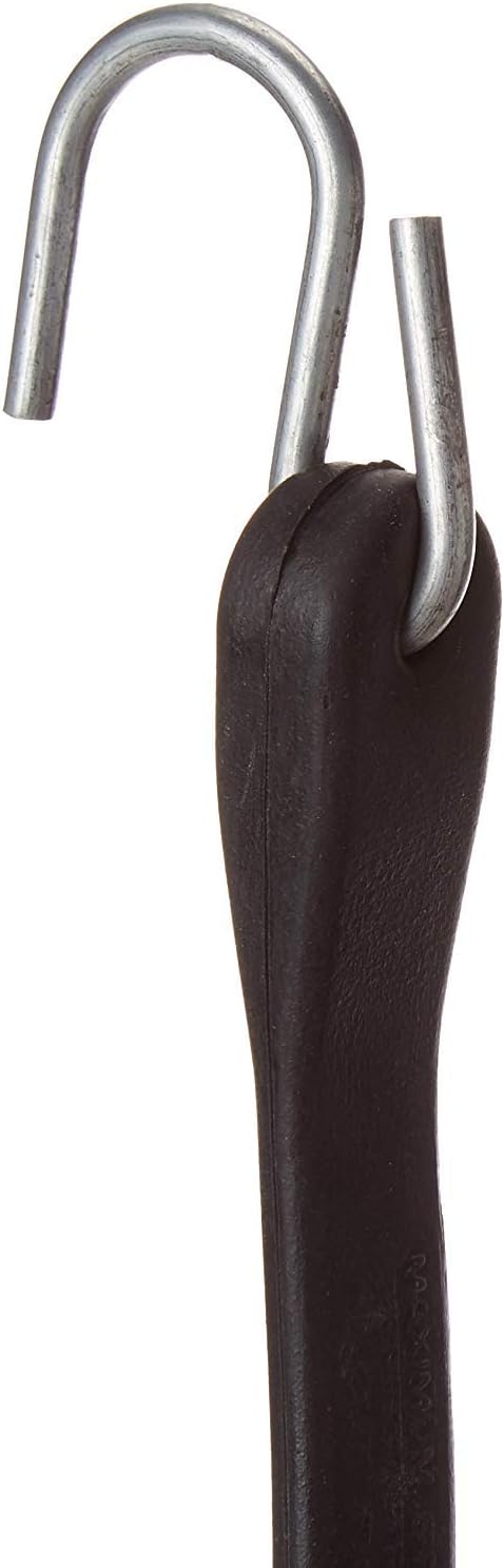 Pack of 25 Bungee Cords with Hooks Rubber Tarp Straps with Crimped Metal S Hooks Heavy Duty Bungie Cord Tie Downs J8775