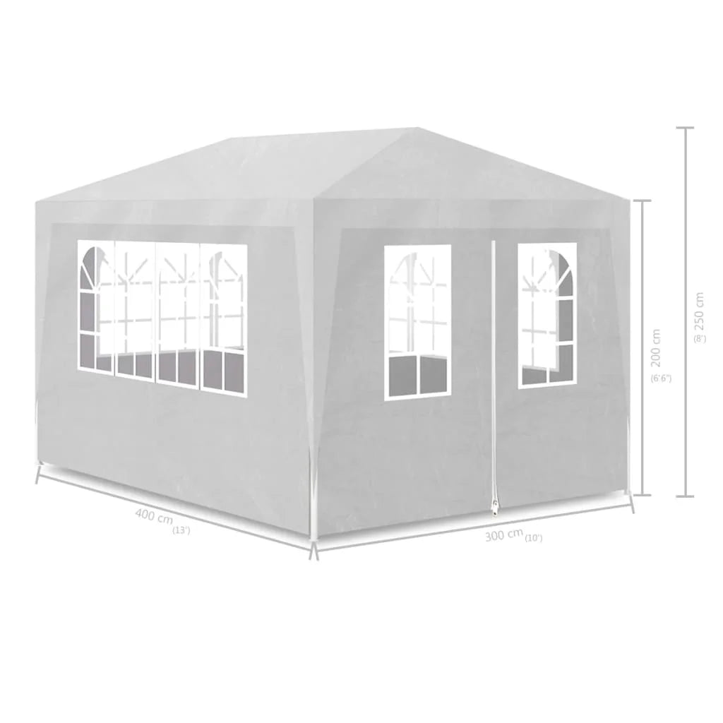 White Party Tent 10'x13' J593