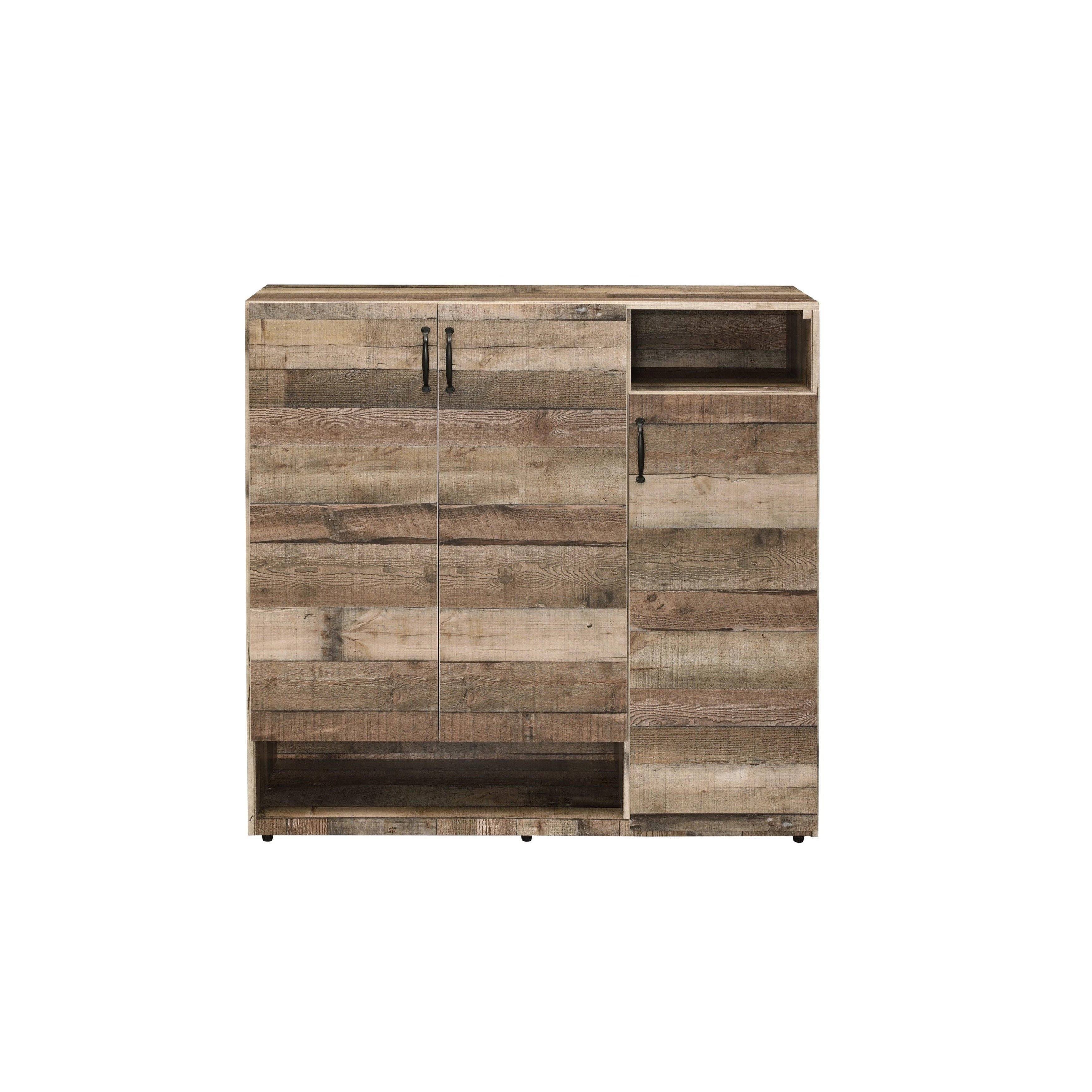 Rustic Gray Oak Cabinet E650386