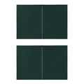 Green PE Party Tent Sidewall 2 pcs with Zipper R88394