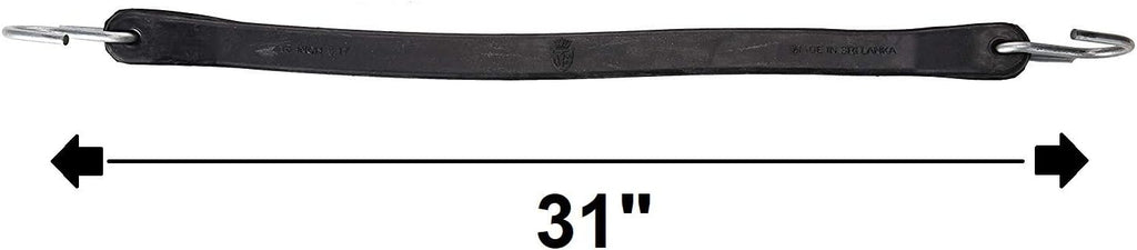 Pack of 25 Bungee Cords with Hooks Rubber Tarp Straps with Crimped Metal S Hooks Heavy Duty Bungie Cord Tie Downs J8775