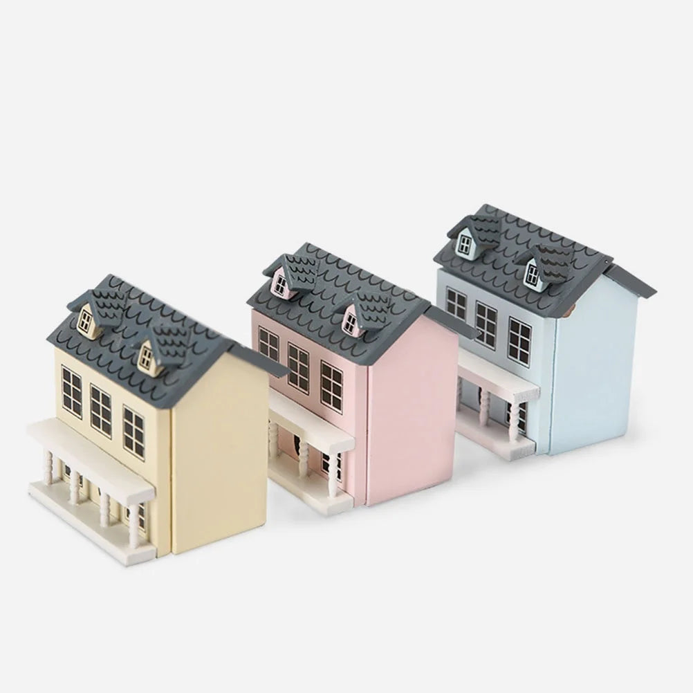 Miniature Wooden House Model D1913