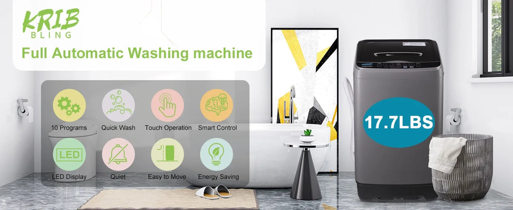 Portable Compact Full Automatic Washer B9100