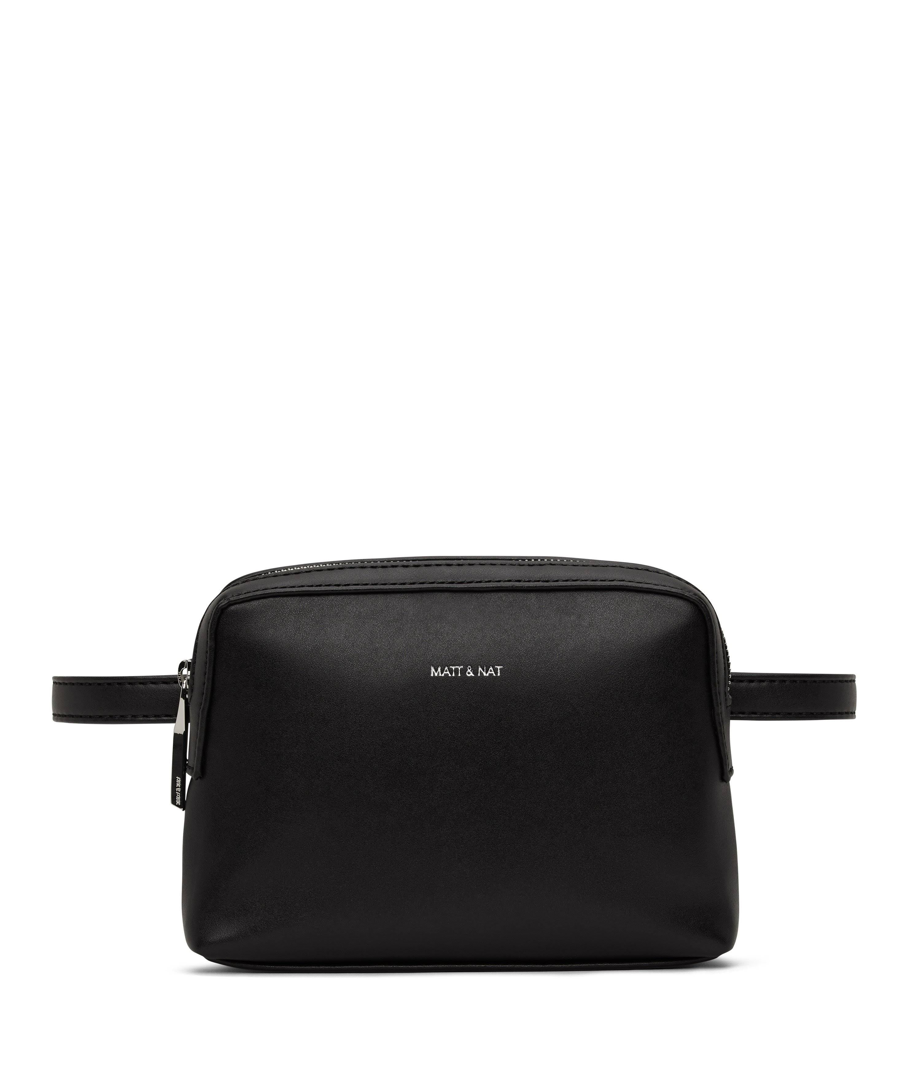 Black Shiny Nickel Belt Bag Q809995