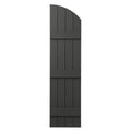 Spanish Moss Polypropylene Arch Top Shutters Pair X667