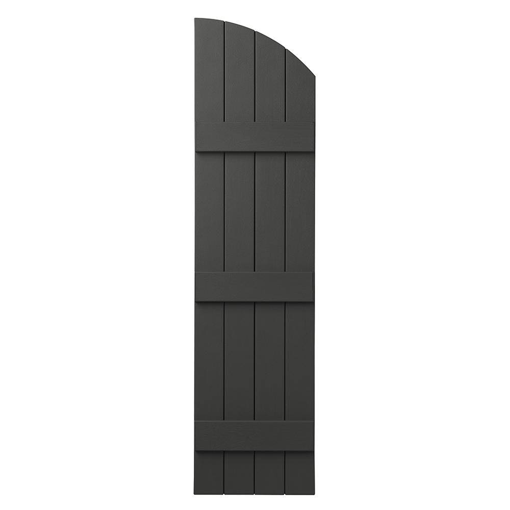 Spanish Moss Polypropylene Arch Top Shutters Pair X667