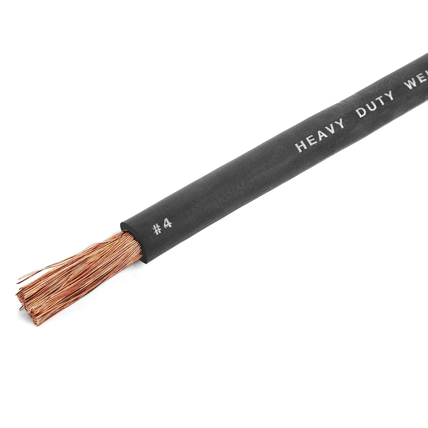 4 Gauge Extra Flexible Welding Cable 600 Volt Black 100 Feet N3062