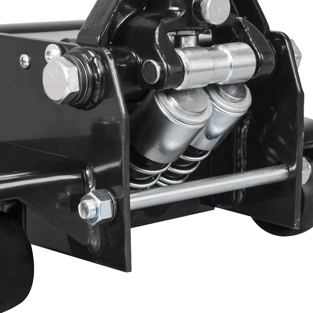 3 Ton Hydraulic Steel Floor Jack with Dual Piston Quick Lift Pump N4349