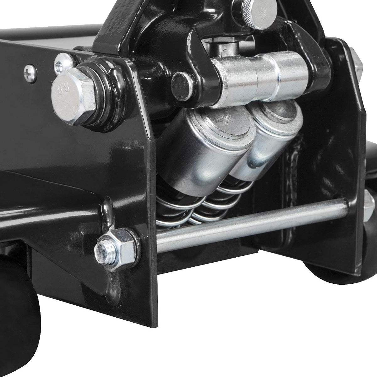 3 Ton Hydraulic Steel Floor Jack with Dual Piston Quick Lift Pump N4349