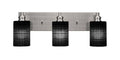 Three Light Bath Bar, Brushed Nickel Finish V3399