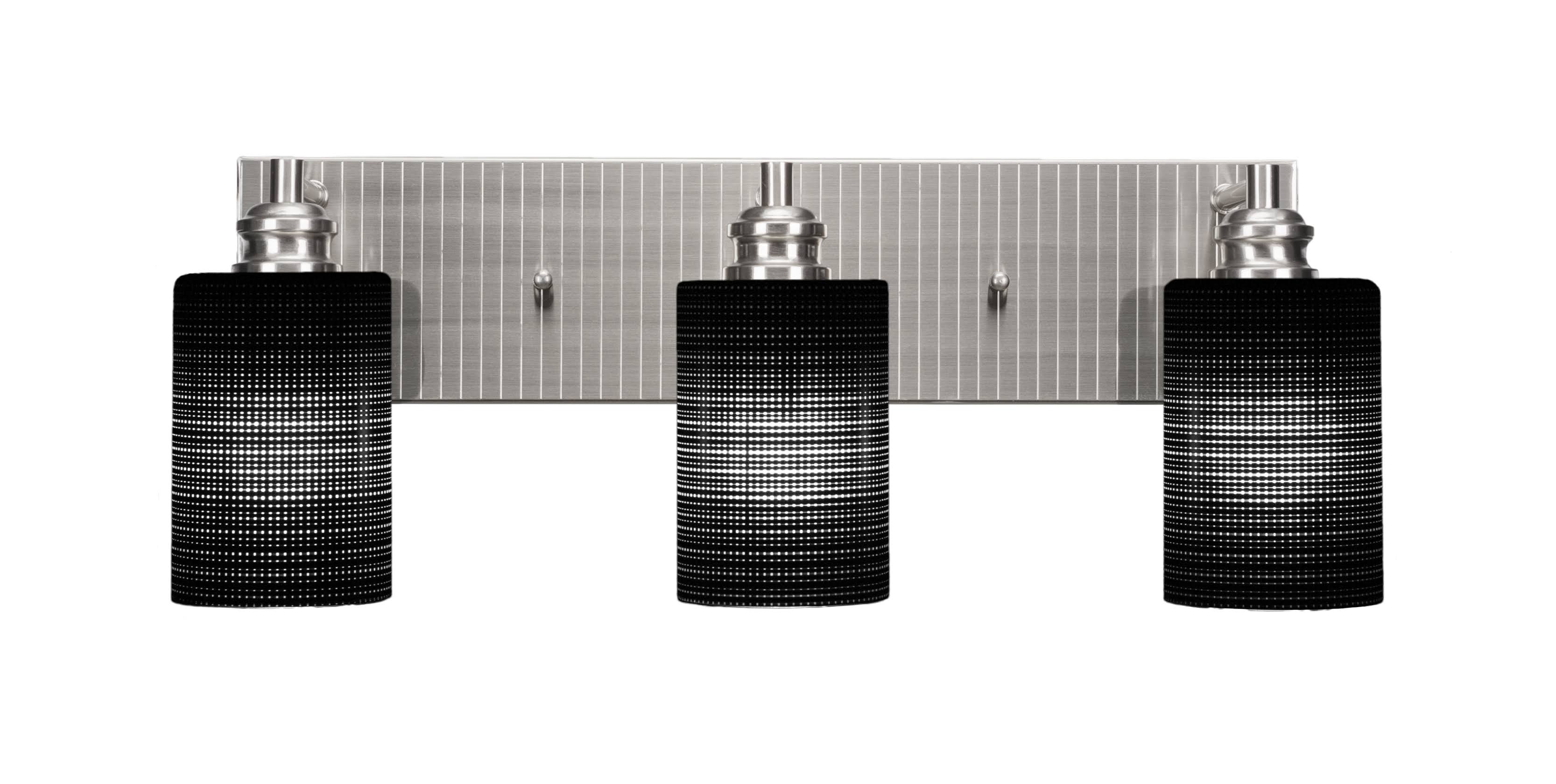 Three Light Bath Bar, Brushed Nickel Finish V3399