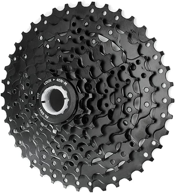 8/9/10/11/12 Speed Bike Cassette 11-40T/11-42T/11-46T/11-50T All Black Pack of 2 W832787