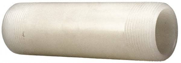Kynar Natural PVDF Thread Pipe Nipple K564