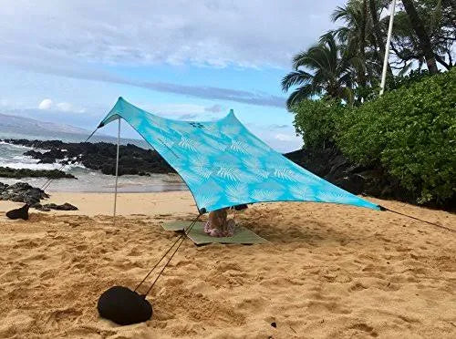Beach Tent with Sand Anchor, Portable Canopy Sunshade P1735