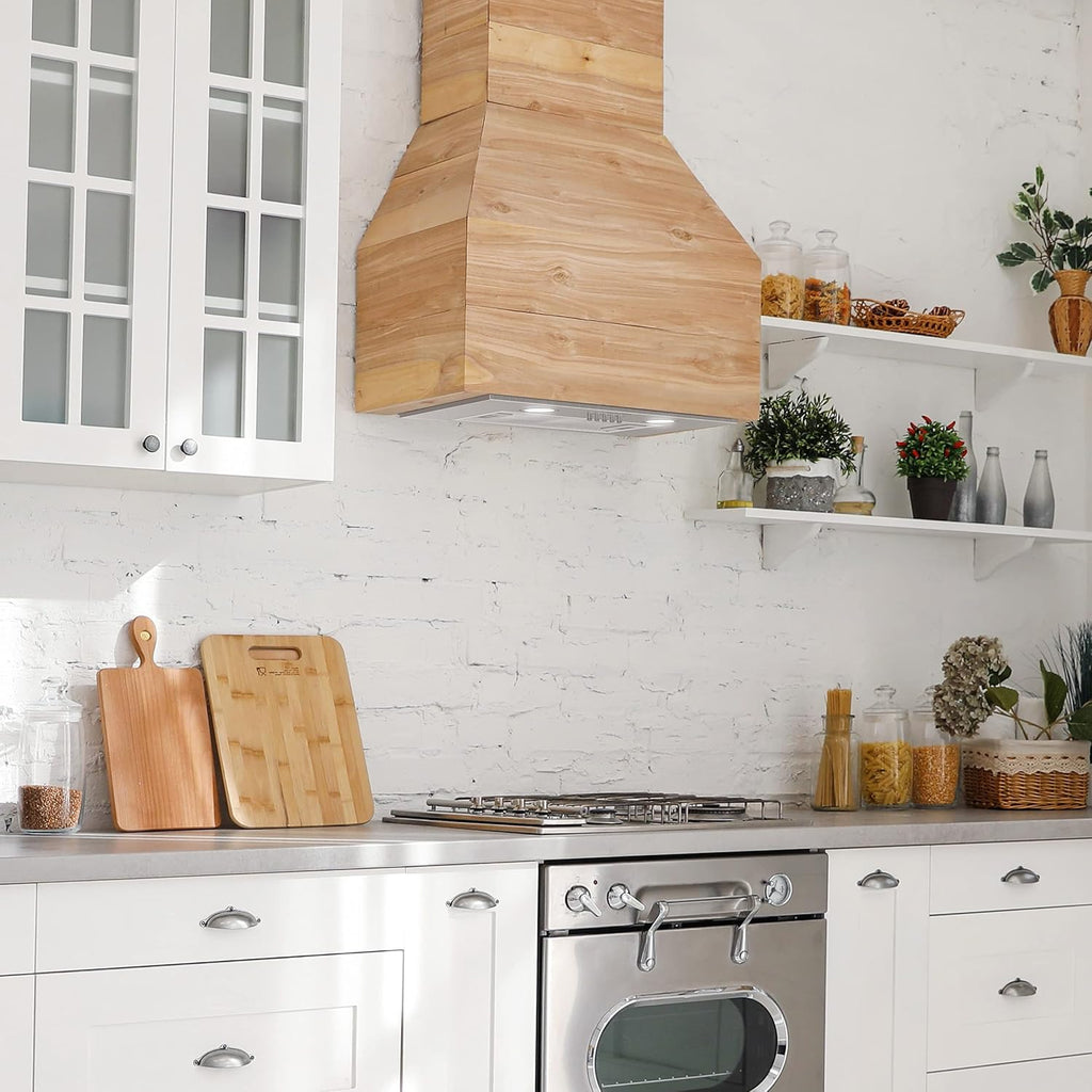 Stainless Steel Built In Range Hood Insert with 3 Speed Exhaust Fan Q3712