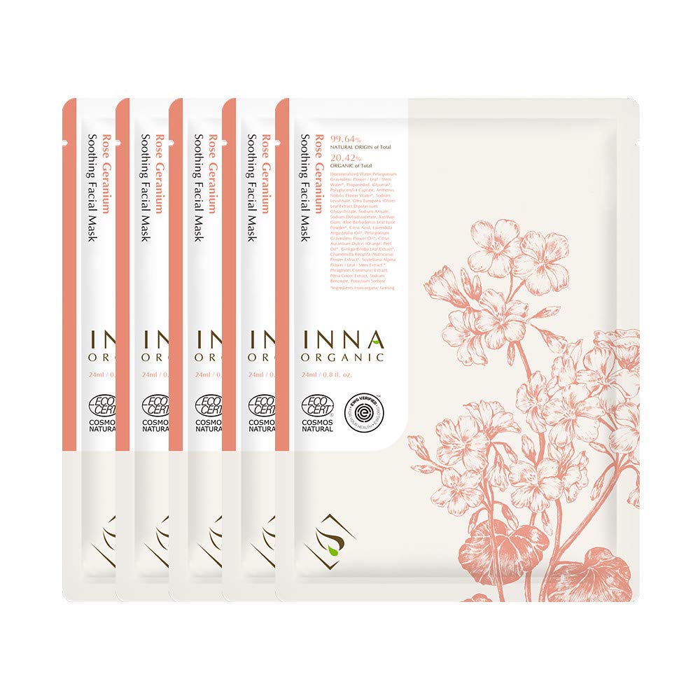 LEMON-TEA TREE SKIN SHEET MASK, Oil-control, 0.8 fl.oz, Pack of 5 J9346