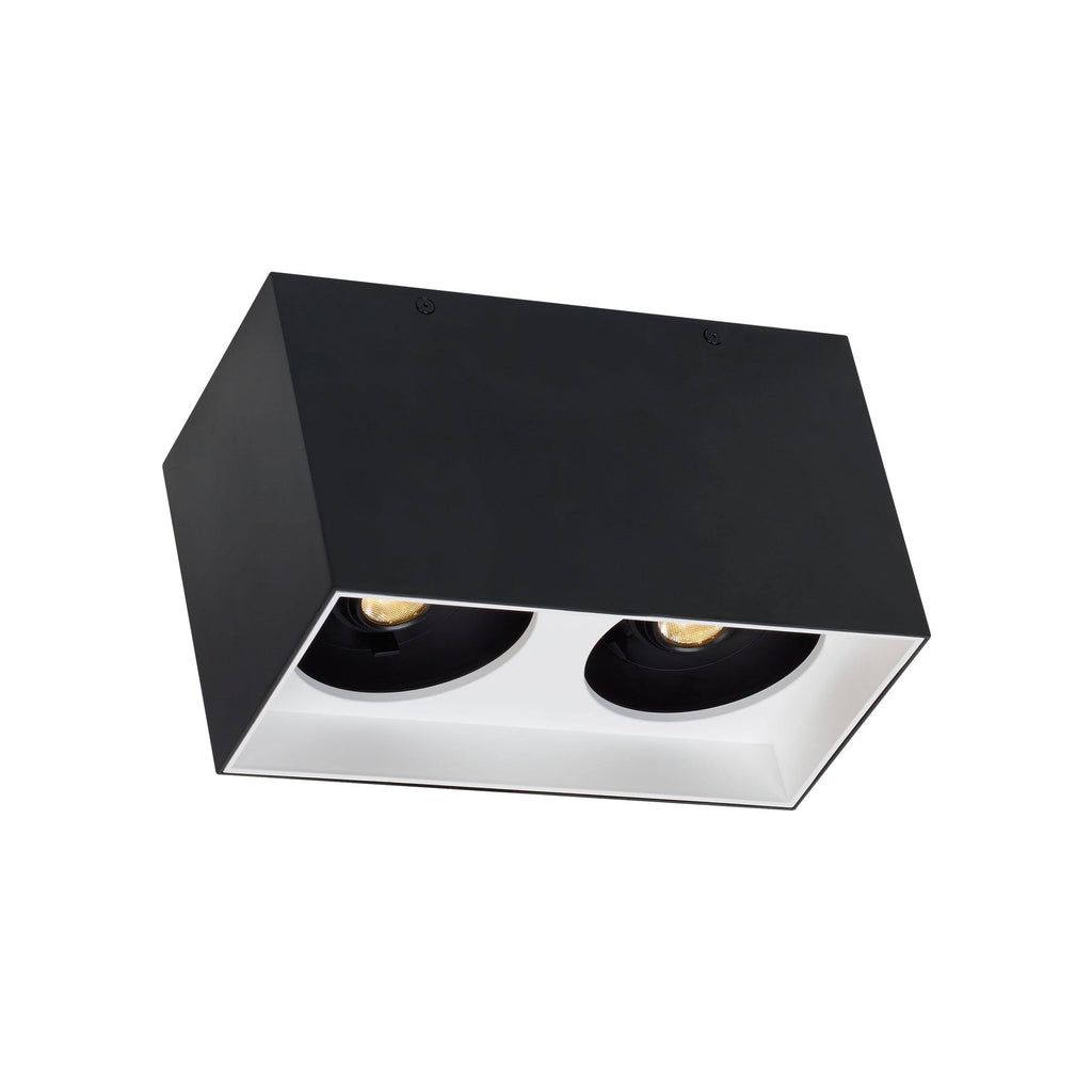 Matte Black LED Flush Mount V9652