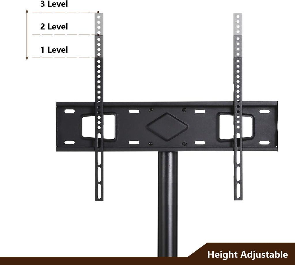 Oak Wood Corner TV Stand with Swivel Mount TV Entertainment Center F4415